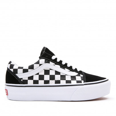 Обувь Vans Checkerboard Old Skool Platform VN0A3B3UHRK1 - черные
