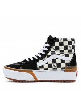 Кроссовки Vans Sk8-Hi Stacked VN0A4BTWVLV1 - черно-белые