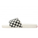 Сланцы Vans Checkerboard La Costa Slide-On VN0A5HFER6R1 - черно-белые