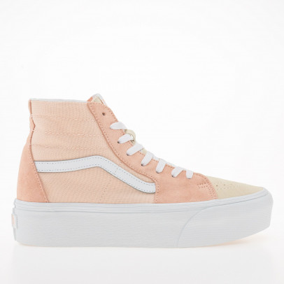 Кроссовки Vans Soft Suede SK8-Hi Tapered Stackform VN0A5JMKBOD1 - оранжевые