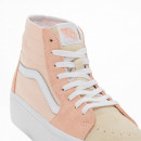 Кроссовки Vans Soft Suede SK8-Hi Tapered Stackform VN0A5JMKBOD1 - оранжевые