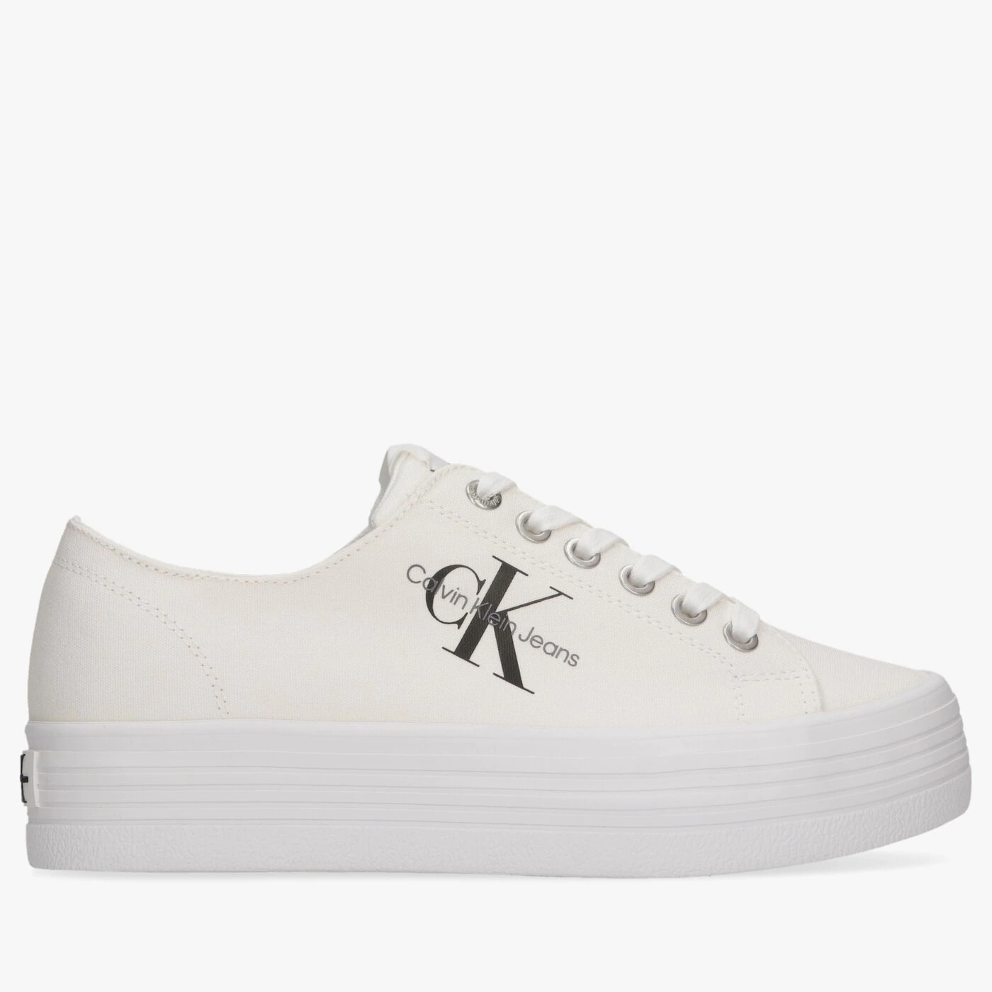 CALVIN KLEIN VULCANIZED FLATFORM LACEUP CO