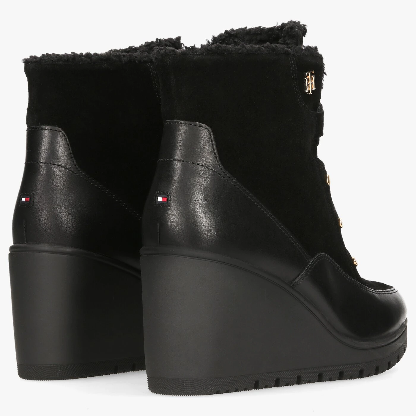 TOMMY HILFIGER WARMLINED MID WEDGE BOOT